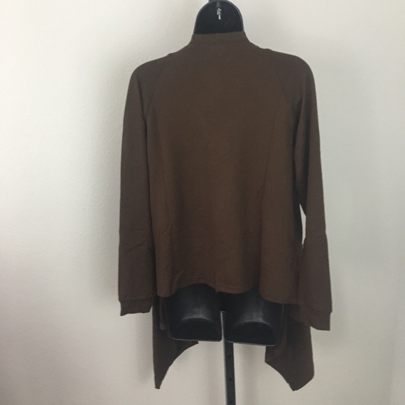 Brown waterfall sweater - Picture 6 of 8